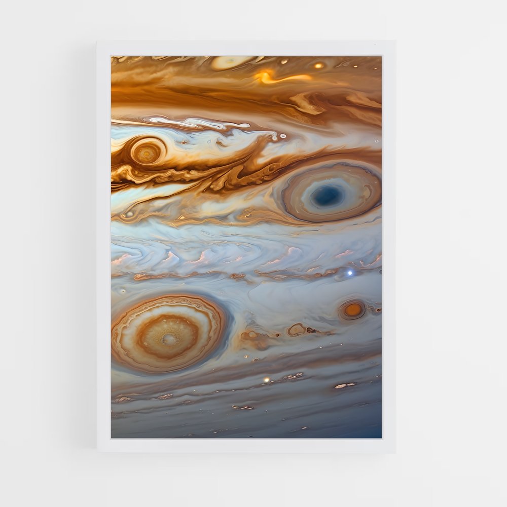 Poster Jupiter fascinante tache rouge – affiche Système solaire (vue 3)